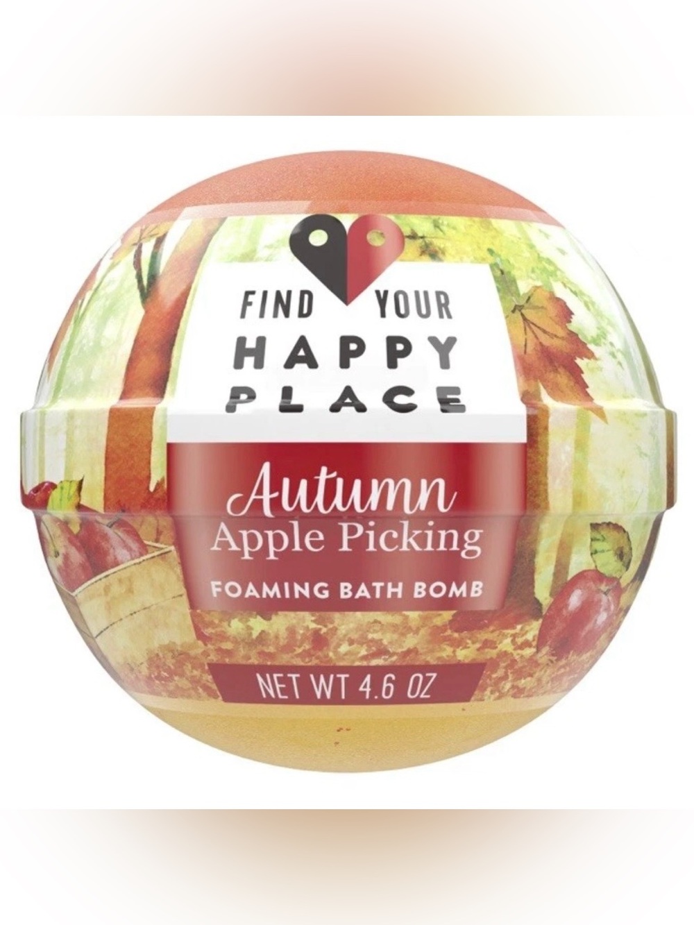 Find Your Happy Place Autumn Apple Picking Bath Bomb 4.6oz